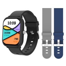Entity AERO Smartwatch 48.7 mm Touchscreen Black strap silicone Black