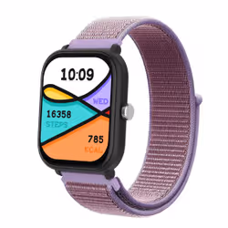 Entity AERO LILAC NYLON STRAP Smartwatch 48.7 mm Touchscreen Black strap silicone Black - Additional view 4
