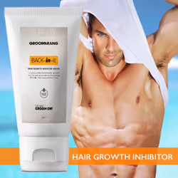 Groomarang Hair Growth Inhibitor Cream Permanent Body Hair Removal