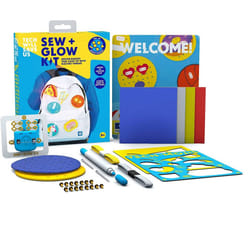 Tech Will Save Us Sew & Glow Arts and Crafts DIY Kit, Toy, Gift for Boys, Girls, Kids ages 8 to 12