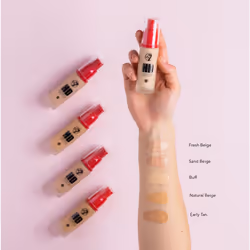 HD Foundation - Oil-Free Liquid Foundation for Poreless, Matte Medium Coverage - 30ml (Sand Beige)