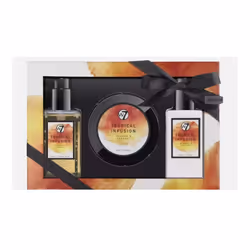 W7 - BATH & BODY SET - ALMOND & COCONUT - TROPICAL INFUSION