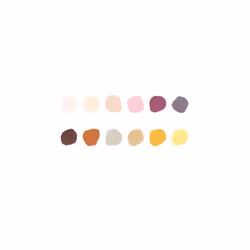 Nuvo - Watercolour Pencils - Hair & Skin Tones - 521n