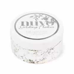 Nuvo - Gilding Flakes - Silver Bullion (200ml) - 851n