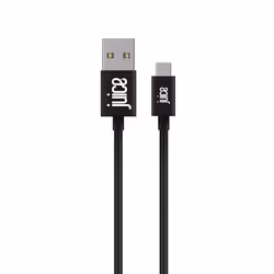 Juice JUI-CABLE-TYPEC-1M-RND-BLK USB cable USB 3.2 Gen 1 (3.1 Gen 1) USB A USB C Black
