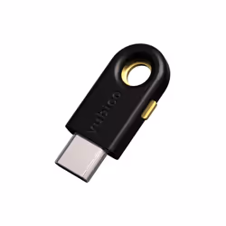 Yubico YubiKey 5C FIPS, NIST Validated Security Key, USB-C, Windows, macOS, Chrome OS, Linux, Android, iOS, Black, Fibreglass ...