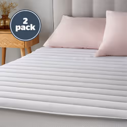 Silentnight Quilted Mattress Protector Single 2 Pack
