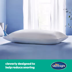 Silentnight Anti Snore 2 Pack Pillows Snoring Aids Soft Medium Support