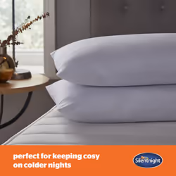 Silentnight Warm And Cosy Pillows 4 Pack Hypoallergenic Medium Support