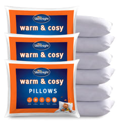 Silentnight Warm And Cosy Pillows 6 Pack Soft Medium Support