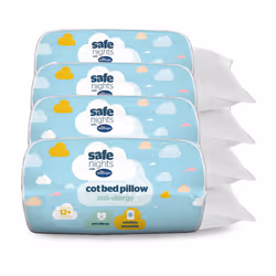 Silentnight Anti Allergy Cot Bed Pillow - 4 Pack