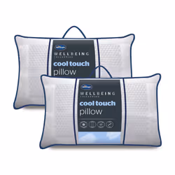 Silentnight Wellbeing Cool Touch Pillows 2 Pack Cooling Gel Relief