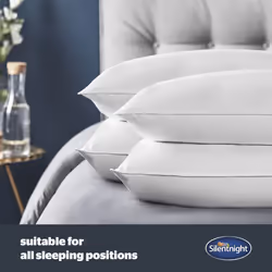 Silentnight Anti Allergy Feather & Down Pillows 4 Pack Medium Support