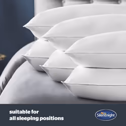Silentnight Duck Feather And Down Anti Allergy Pillows 6 Pack