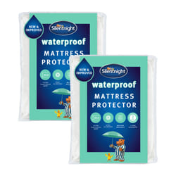 Silentnight Waterproof Mattress Protector - Bundles - King, 2 Pack