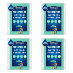 Silentnight Waterproof Mattress Protector - Bundles - Single, 4 Pack