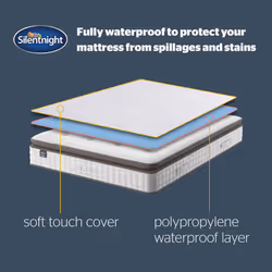 Silentnight Waterproof Mattress Protector - Bundles - Single, 4 Pack