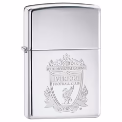 Zippo Liverpool FC High Polished Chrome Petrol Lighter