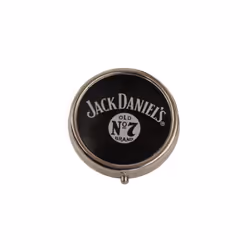 Jack Daniel's black round pocket ashtray