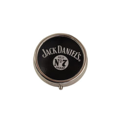 Jack Daniel's black round pocket ashtray