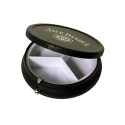 Jack Daniel's round black pill box