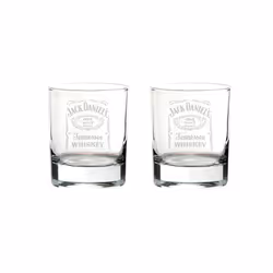 2 Jack Daniel's Bourbon Mixer Glasses