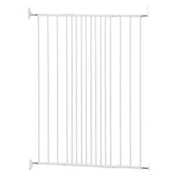 Safetots Extra Tall Screw Fitted Baby Stair Gate - White