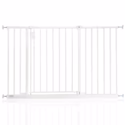 Safetots Extra Wide Hallway Baby Gate - White, 115.6cm - 121.6cm