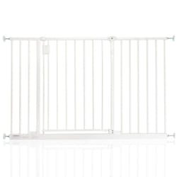 Safetots Extra Wide Hallway Baby Gate - White, 115.6cm - 121.6cm