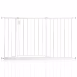 Safetots Extra Wide Hallway Baby Gate - White, 121.8cm - 127.8cm