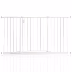 Safetots Extra Wide Hallway Baby Gate - White, 128cm - 134cm