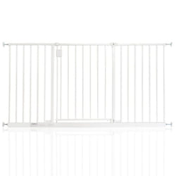 Safetots Extra Wide Hallway Baby Gate - White, 140.4cm - 146.4cm