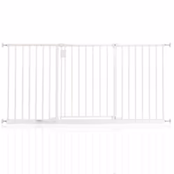 Safetots Extra Wide Hallway Baby Gate - White, 146.6cm - 152.6cm