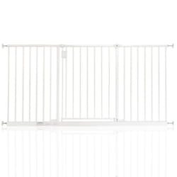 Safetots Extra Wide Hallway Baby Gate - White, 146.6cm - 152.6cm