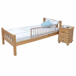 Safetots Wooden Bed Rail - Grey