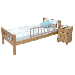 Safetots Wooden Bed Rail - Grey