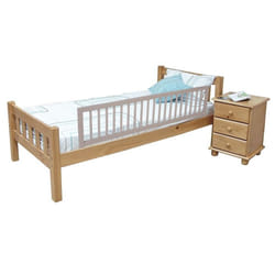 Safetots Extra Wide Wooden Bed Rail - Grey