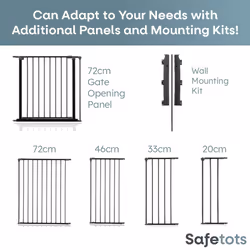 Safetots Multi Panel Play Den - White, Pentagon