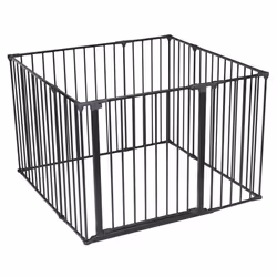 Safetots Multi Panel Play Den - Black, 105 x 105cm