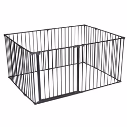 Safetots Multi Panel Play Den - Black, 105 x 144cm