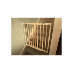 Safetots Chunky Wooden Screw Fit Stair Gate - Natural