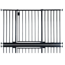 Safetots Extra Wide Hallway Baby Gate - Black, 128cm - 134cm