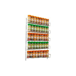 5 Tier Spice Rack For Kitchen Door Cupboard or Wall