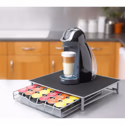Dolce Gusto and Nespresso Vertuo Coffee Machine Stand & Capsule Pod Drawer