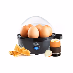 Neo Black Electric Egg Boiler Poacher and Steamer