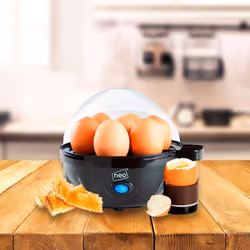 Neo Black Electric Egg Boiler Poacher and Steamer