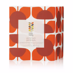 Orla Kiely Geranium Scented Candle, Red