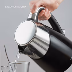 Andrew James Apollo Kettle | Electric Cordless Fast Boil Jug Kettle with Reusable Filter | Double Walled Insulation & Silicone Sealed Lid with Boil...