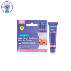 HPA Lanolin Minis Breast Feeding Nipple Cream - 3 x 7ml
