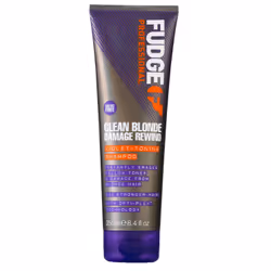 Fudge Professional Clean Blonde Damage Rewind Purple Toning Shampoo 250ml, 250 ml, Shampoo, Professional, Unisex, Blonde hair ...